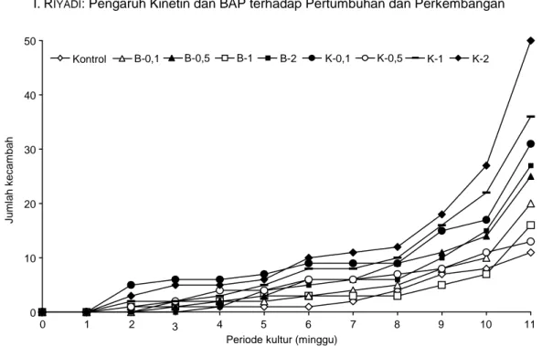 Gambar 2. Perkembangan perkecambahan embrio somatik tanaman sagu.