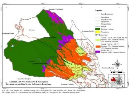 Gambar 10. Peta arahan zona tanam komoditas unggulan 