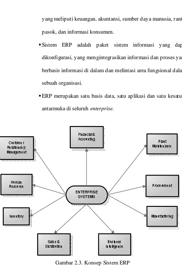 Gambar 2.3. Konsep Sistem ERP 