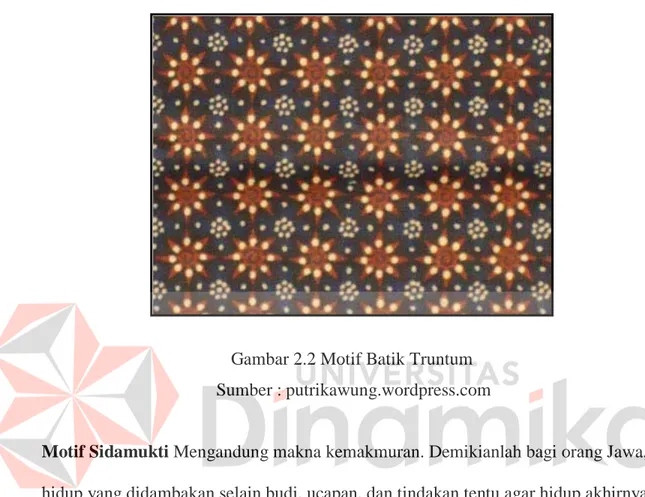 Gambar 2.2 Motif Batik Truntum 