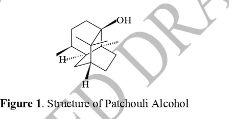 Figure 1. Structure of Patchouli Alcohol 