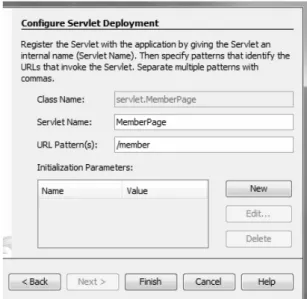 Gambar 5.11 Configure URL pattern servlet MemberPage 