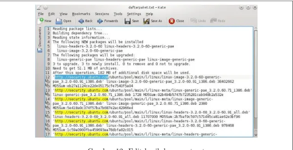 Gambar 12: Edit hasil dump apt-get