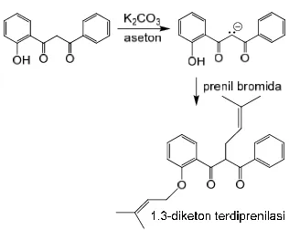 Gambar 9  Reaksi benzoilasi o-HAP 