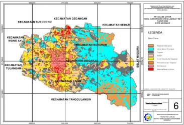 Gambar 6. Hasil Klasifikasi terbimbing (supervised) 