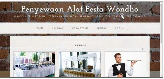 Gambar 8. Halaman Layanan 