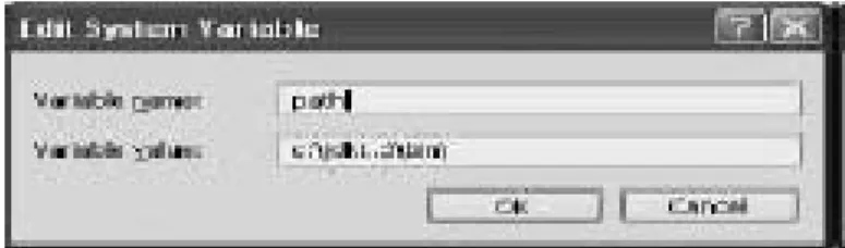 Gambar 2.4 setPATH JDK S istem Variabel 