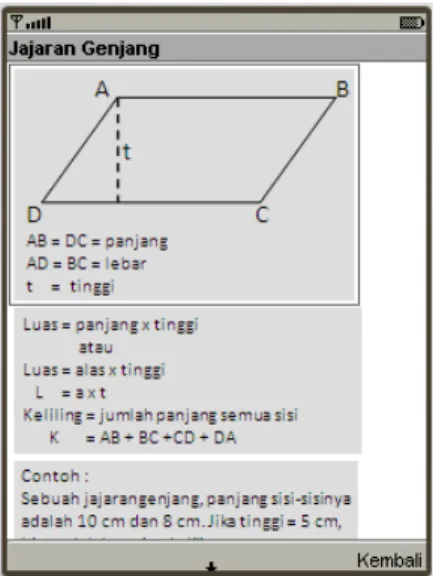 Gambar 4. Tampilan rumus matematika. 