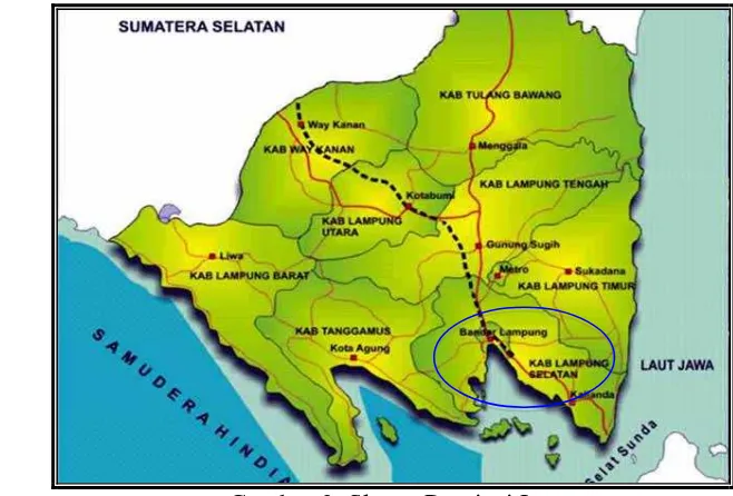 Gambar 2  Sketsa Provinsi Lampung 