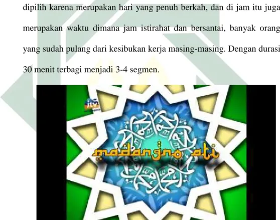 Gambar 4.7 Tampilan Bumper Program Madangno Ati Sumber: Channel Youtube JTV Bojonegoro