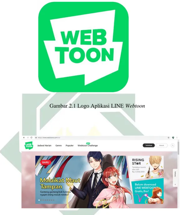 Gambar 2.1 Logo Aplikasi LINE Webtoon 