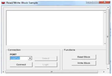 Gambar 5. Layout Pengujian Reader 