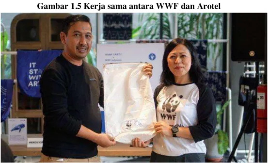 Gambar 1.5 Kerja sama antara WWF dan Arotel