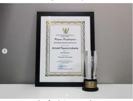 Gambar 1.2 Anugerah Adikarya Wisata 2019