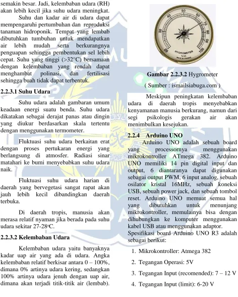 Gambar 2.2.3.2 Hygrometer 