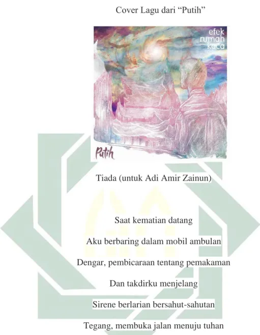 Gambar 4.4  Cover Lagu dari “Putih” 