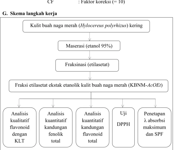 Gambar 6. Skema langkah kerja