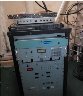 Gambar 4 : Transmitter Radio DAIS    Gambar 5: Pemancar Radio  DAIS 