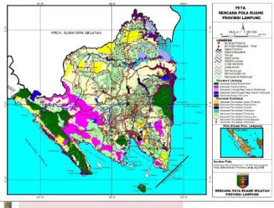 Gambar 4. 2Peta Rencana Pola Ruang Provinsi Lampung