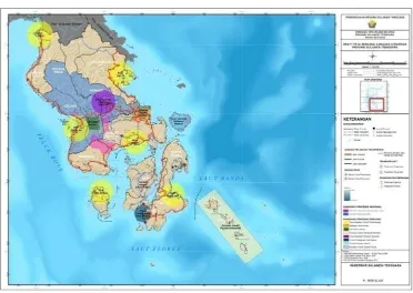 Gambar  4. Peta Kawasan Strategis RTRW Provinsi Sulawesi Tenggara 