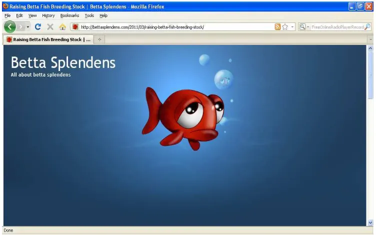 Gambar 6. Contoh Web Informasi Ikan Cupang  