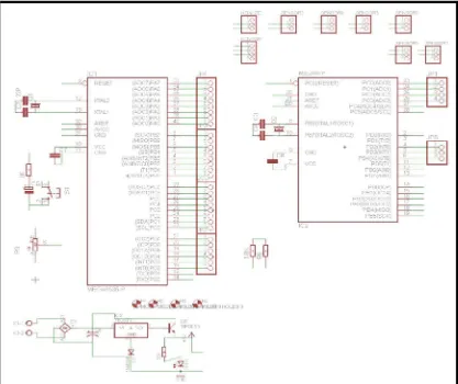 Gambar 3.8 Skematis PCB Pada Mikro 