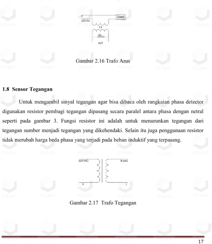 Gambar 2.15  Rangkaian Power Supply  1.7  Sensor Arus 