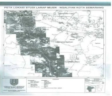 Gambar 4.1 Peta Rencana Pembangunan SORR (Semarang Outer Ring 
