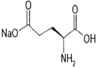 Gambar 2.1 Monosodium Glutamat (MSG) (Wakidi, 2012). 
