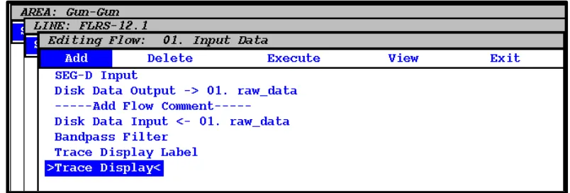 Gambar 3.9 Flow input data. 