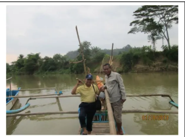 Foto 1. Jalur ruaya reproduksi ikan Sidat di sungai Cimandiri 