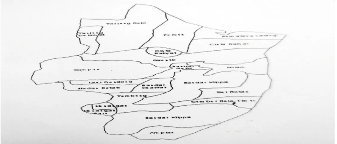 Gambar 1: Sketsa Peta Kecamatan Percut Sei Tuan 
