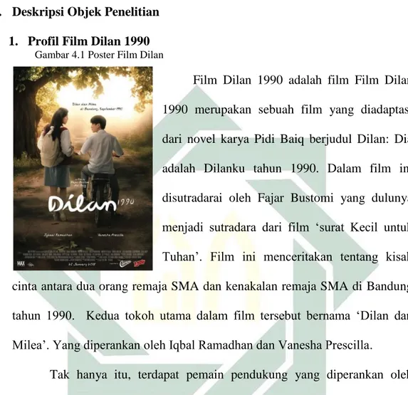 Gambar 4.1 Poster Film Dilan 