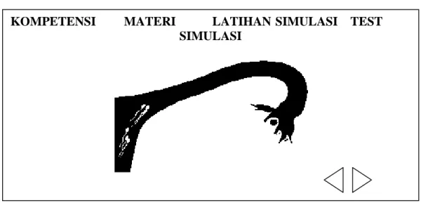 Gambar III.7. Rancangan Form Simulasi 7. Rancangan Form Test