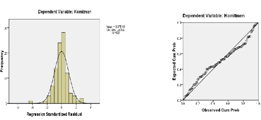 Gambar 8. Histogram peluang normal 