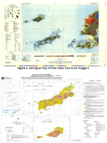 Figure 1. Geological map of Rote Ndao, East Nusa Tenggara 