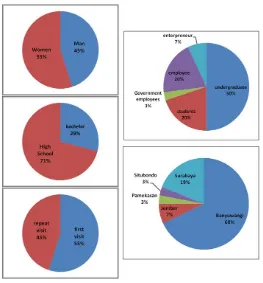 Figure 5. Chart of Data Visitor in Air Terjun Kembar