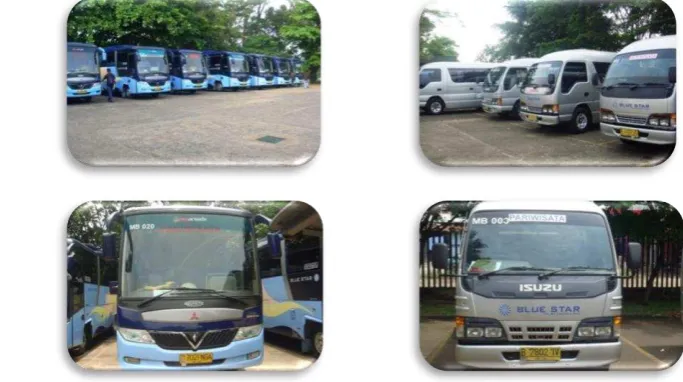 Gambar 2. Bis Jemputan dan  Car Pooling. 