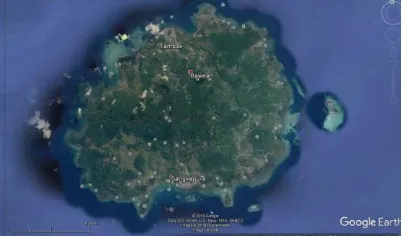 Figure 1. Bawean Island (Source: Google Earth) 