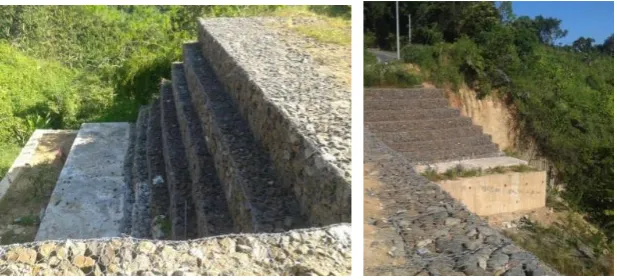 Figure 2. Gabion constructions in Loksado (personal documentation, 2017) 