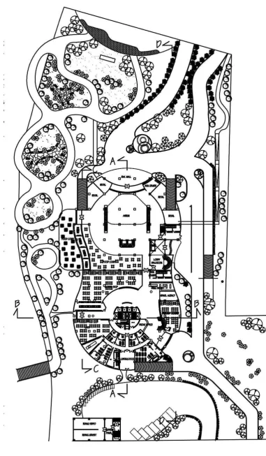 Gambar 5.1.1 Layout Ground Plan 