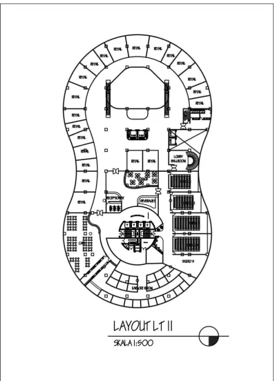 Gambar 5.2.2 Layout Lantai 2 