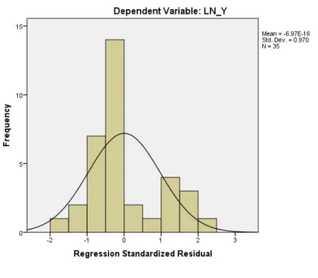 Gambar IV.2  Grafik Histogram 