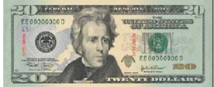 Gambar 2.21 Dollar Amerika Pecahan 20 