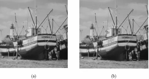 Gambar 2.7 (a) Gambar kapal (258 KB) sebelum dimampatkan, (b)  Gambar kapal (49 KB) setelah dimampatkan 