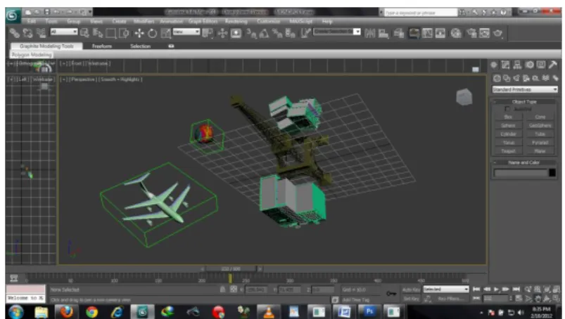 Gambar 4.12 Desain 3D Monopoli Environment 