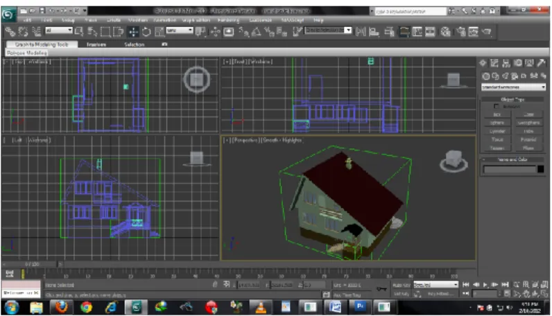 Gambar 4.16 Design 3D Rumah 