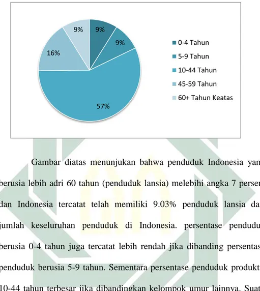 Gambar 1.2 Persentase jumlah penduduk Indonesia 2017 