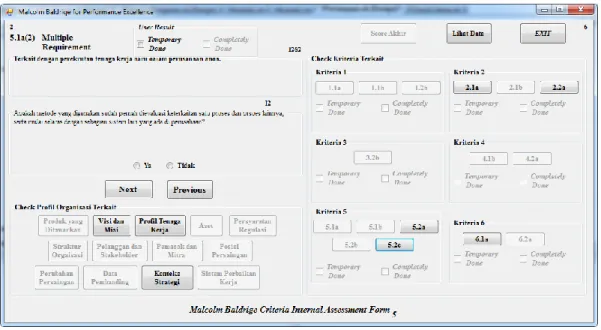 Gambar 4 Interface pertanyaan 