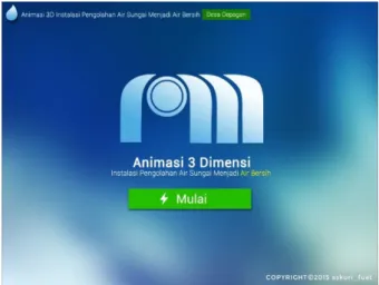 Gambar 4.1 Tampilan Splash  2.  Form Menu Utama 